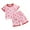 X1-Hot Pink, variant on Toddler Baby Boys Pajamas Dinosaur T Shirts Tops Shorts Summer Pjs Sleepwear Cotton Kids Short Sets Clothes,Green,2 Years