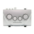 thumbnail image 5 of Joernso Portable Dual Microphone Inputs Audio Sound Mixer for Amplifier Karaoke KTV, 5 of 8