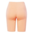 thumbnail image 3 of A2Y Women's Basic Solid Premium Cotton Mid Thigh High Rise Biker Bermuda Shorts Dusty Coral 2XL, 3 of 5