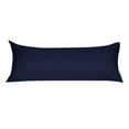 thumbnail image 2 of Unique Bargains Pillowcases Zippered Microfiber Body Pillow Cover Navy 20" x 60", 2 of 8