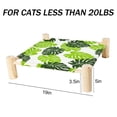 thumbnail image 4 of Cama Hamaca para Gatos y Perros Patas Lague Diseño de Hoja de Monstera, 4 of 6