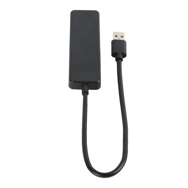 Concentrador USB 3.0 ANGGREK 4 Puertos ABS Negro Alta Velocidad