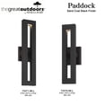 thumbnail image 6 of The Great Outdoors 73370-L Paddock 16" Tall Led Ada Outdoor Wall Sconce - Sand Coal, 6 of 7