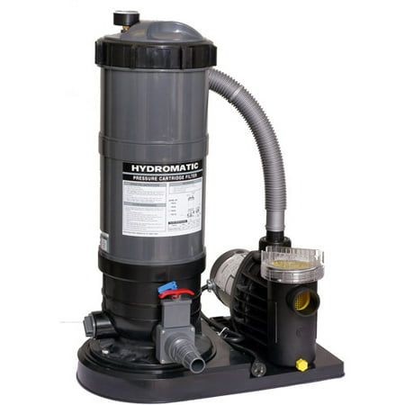 Blue Wave Hydro 120 Sq Ft Cartridge Filter System with 1.5 HP Pump for Above-Ground (Best Pool Cartridge Filter System)
