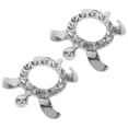 thumbnail image 4 of 2pcs Crystal Ball Base Sphere Holder Turtle Shaped Crystal Ball Sphere Stands, 4 of 8