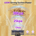 thumbnail image 6 of KANFUAQ Cordless Stick Vacuum Cleaner 38KPA 50Mins 2200mAh Lightweight for Home Pet Hair Carpet Hard Floor, 6 of 14