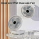 thumbnail image 3 of Dual-use Kitchen Fan, Rechargeable Fan, Cordless Fan For Bedroom, Cordless Desk Fan-white, 3 of 5
