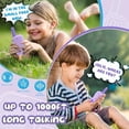 thumbnail image 4 of 2 Pack Gifts for 3-7 Year Old Girls 1000FT Range 2 Channels 2 Way Radio, Walkie Talkie Children Backyard Play Boy Toys Age 4 5 6 7 8 Years Old, 4 of 7