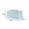 thumbnail image 4 of COFEST Tissue Box Holder Built-in Spring With Storage Function,Multifunctional Tissue Box,Tissue Box With Holder,Housewarming Gift Blue, 4 of 6