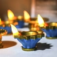 thumbnail image 6 of Qholemyo LED Candle Light Indian Small Oil Lamp Floating Water Candle Lantern Festival Water Decoration Ornaments Candle Lamp Fake Candles Battery Candle, 6 of 6