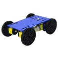 thumbnail image 4 of de Bricolaje TT Motor de Engranajes Distancia de Prueba telemando Inalámbrico Aleación de Aluminio shamjiam 4WD Smart Robot Chassis Car, 4 of 6