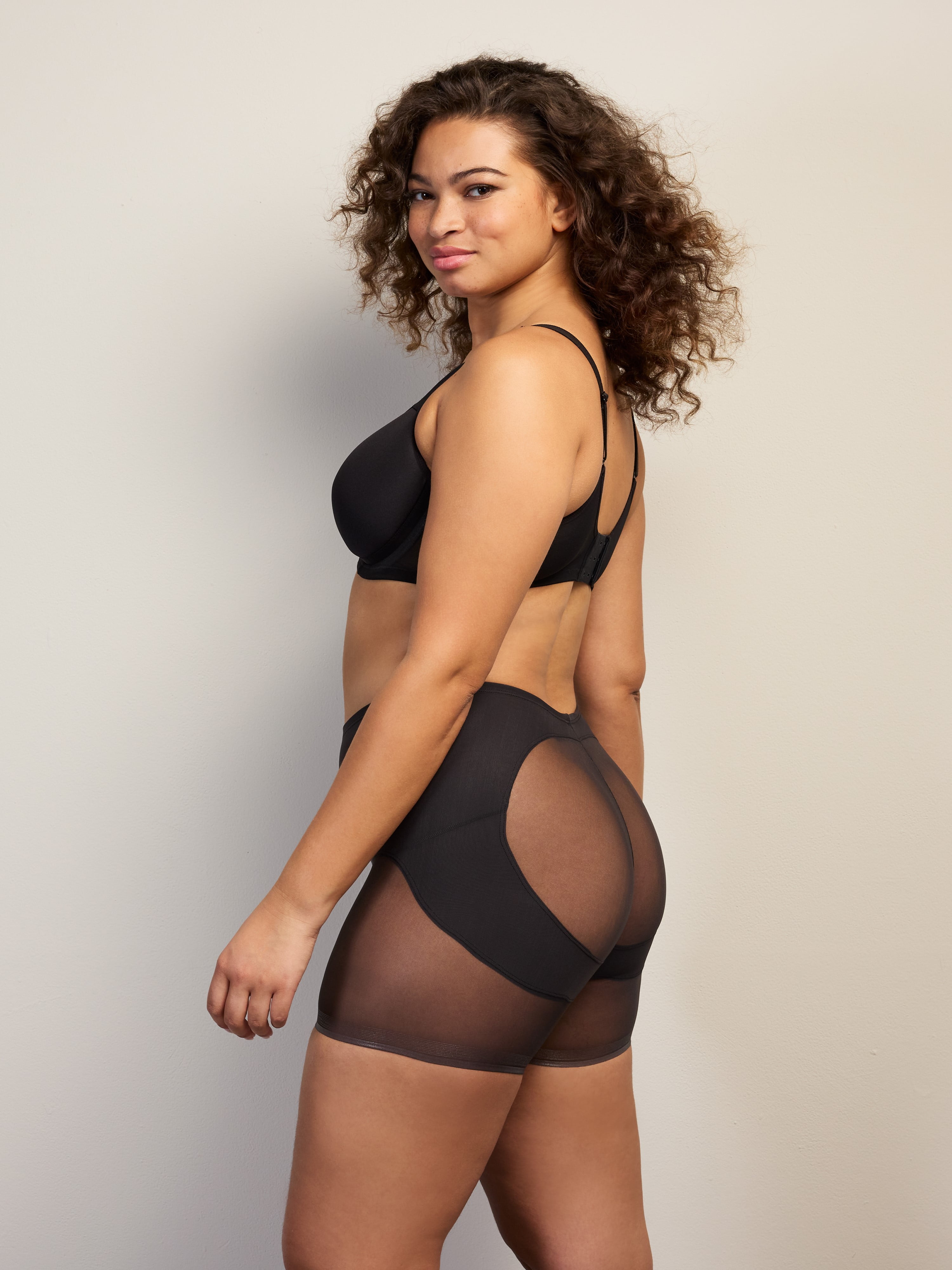 Cupid Women's Firm Control Booty Lifting Boyshort Shapewear