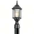 thumbnail image 2 of 49256BK-Kichler Lighting-Chesapeake - 1 light Outdoor Post Mount - with Traditional inspirations - 18 inches tall by 6.5 inches wide-Black, 2 of 2