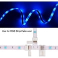 thumbnail image 4 of LED Strip Connectors - 4 Pin Solderless Gapless RGB L Splitter Right Angle & T-Shape Connectors for RGB 3528 2835 Multicolor LED Strip Lights$$Tools & Hardware Other, 4 of 7