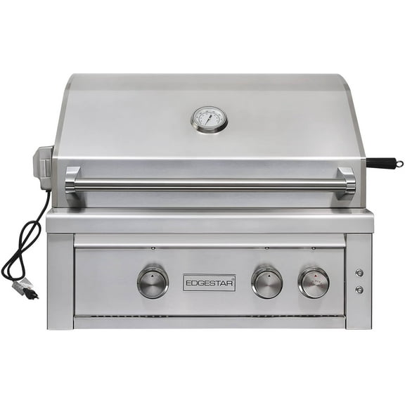 Edgestar GRL300IBLP 60000 BTU 30" Wide Liquid Propane Built-In Grill - Stainless Steel