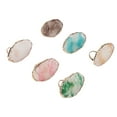 thumbnail image 1 of Nail Art Palettes Rings, Exquisite Resin Ring Color Mixing Palette Smoothing Surfaces Easy Cleansing Gold Edges  for Lip Colors, 1 of 7