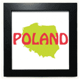 thumbnail image 1 of euan map warsaw poland black square frame picture wall tabletop, 1 of 3