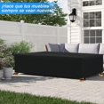 thumbnail image 2 of Funda de Mesa Jardin Cubierta Rectangular para Muebles Patio Exterior, Juego de Fundas Seccional al Aire Libre Tela Oxford Impermeable Funda Cubierta Cuadrada De Polvo para Tabla Sillas, 2 of 4