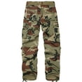 thumbnail image 3 of TRGPSG Men's Cargo Pants with 8 Pockets Cotton Cargo Work Pants(No Belt),C29 Camo 32x31, 3 of 9