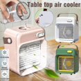 thumbnail image 1 of Ventilador de escritorio portátil, Enfriador de aire, humidificador de aire acondicionado, inalámbrico para el hogar y la Oficina, 1 of 5