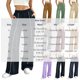 thumbnail image 3 of Neewe Womens Casual Pants with Pockets Elastic Sweatpants Women for Lounging Jogging Workout and Gym, 3 of 8
