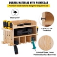thumbnail image 4 of VEVOR Organizador de herramientas electricas, soporte para taladro montado en la pared, estación de carga de taladro con 4 ranuras para colgar, almacenamiento de taladro inalámbrico de, 4 of 9