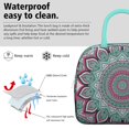 thumbnail image 3 of Tribal Boho Mandala Thermal Lunch Bag - Waterproof, Lightweight & Splash-Proof for Commuters, 3 of 6