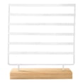 thumbnail image 2 of KLKCMS Earring Organizer Display Stand, Women Girls Gift 6 Layers Jewelry Rack, Earring White, 2 of 9