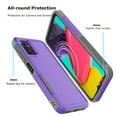 thumbnail image 3 of Takfox Shockproof Silicone Plastic Rugged Cell Phone Case for Samsung Galaxy A14 5G, Purple, 3 of 7