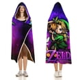 thumbnail image 3 of The Legend of Zelda Hooded Blanket, Wearable Blanket Hoodie Cozy Soft Warm Hooded Flannel Blanket for Women Men Boys Girls, 3 of 7