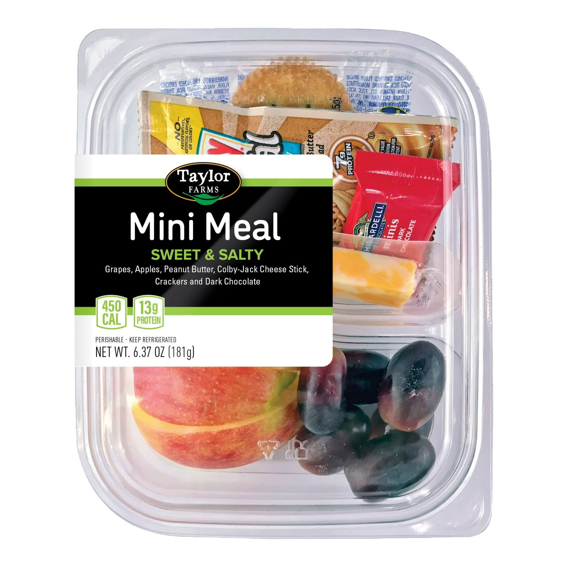 Taylor Farms Grapes & Cheese Fresh Snack Tray, 5 oz