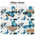 thumbnail image 4 of Nawypu  Butterfly Blue Round Elastic Table Cover Animals Exquisite Wings Fantasy Table Cloth Tablecloths for Home Decor, Parties, Picnic，Multi-Size, 4 of 7