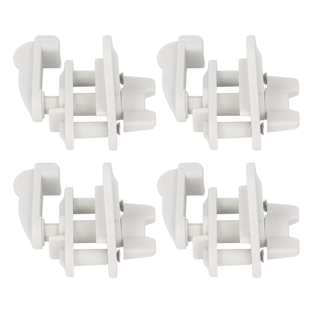 Kit de Remplacement de Loquet de Portail de Ponton, Résistant à la Corrosion 1 à 1.25 Po Loquets de Porte de Ponton Universels 4 Ensembles ABS Grand Application pour RV