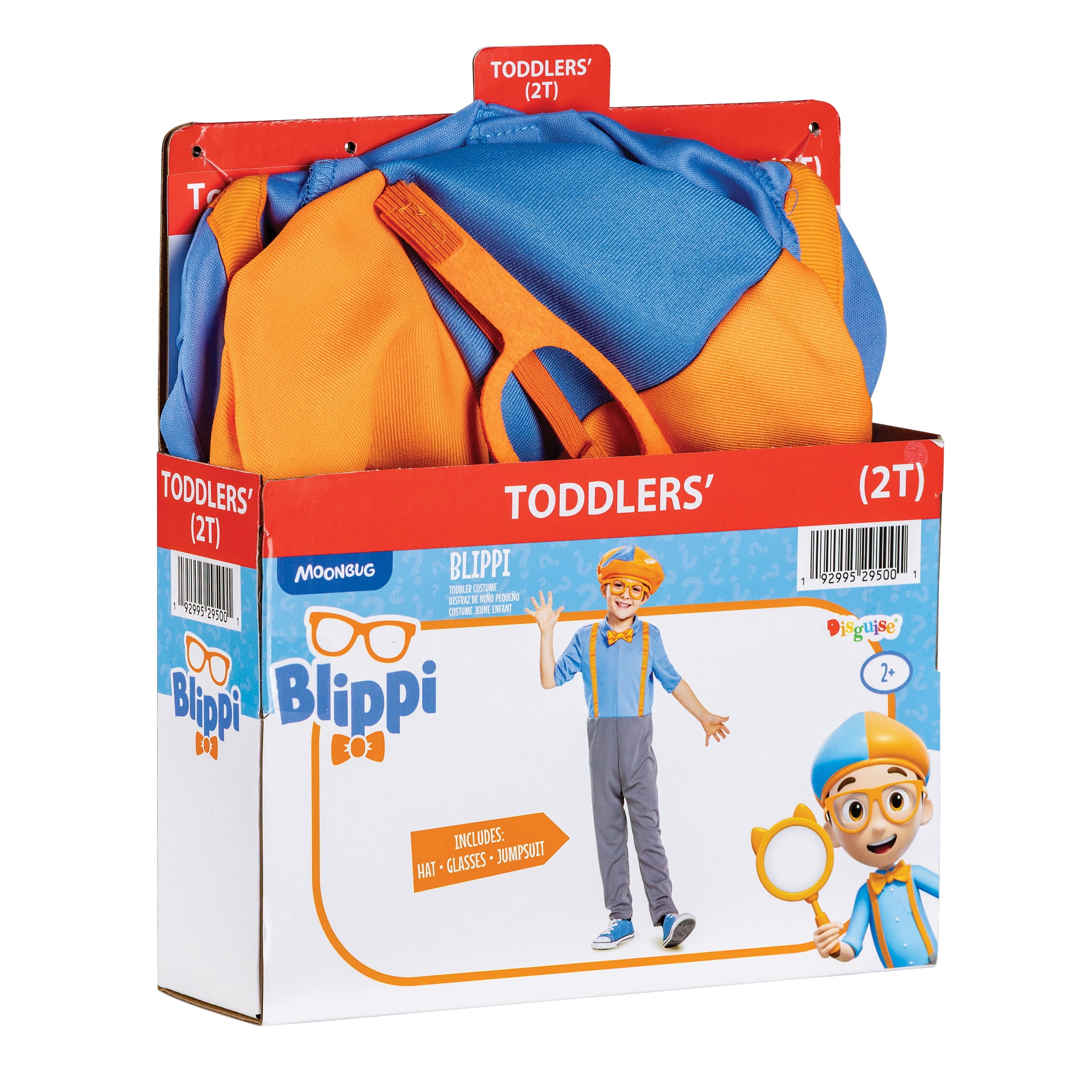 Blippi 'Blippi' Halloween Costume for Children, Toddlers Size 2T, by Disguise