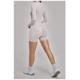 thumbnail image 4 of Top-kevin 2 Piece Seamless Ribbed Workout Sets With Zip Up Jacket High Waisted Gym Yoga Leggings, 4 of 6