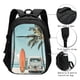thumbnail image 3 of Easygdp Vintage Surf Van Beach Mochila para Laptop de Viaje con Puerto USB, Mochila para Laptop con Puerto de Carga USB para Mujeres y Hombres, 3 of 7