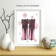 thumbnail image 6 of SUNNYCLUE Pink Canvas Wall Art High Heels Flower Sunglasses and Makeup 10" x 8" (4 Pack), 6 of 7