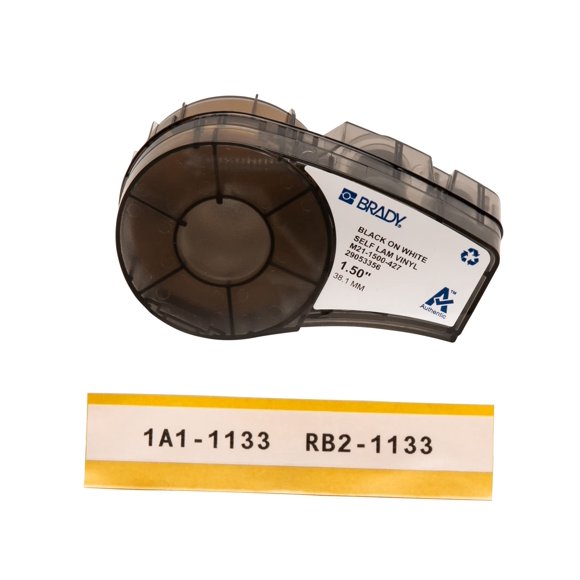 Envoltura de alambre Brady Authentic (M21-1500-427) autolaminable