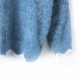 thumbnail image 6 of POROPL Women Sweaters V-Neck Sweater Oversized Thick Knitted ,Midweight, Size S-5XL, 6 of 6
