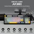 thumbnail image 2 of Teclado Mecánico para Juegos Inalámbrico MechLands AJAZZ AK980 con Pantalla TFT de 1.14'', 2 of 7