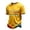 Yellow, variant on Mens We The People Means Everyone American Flag Rainbow Pride T-Shirt Short Sleeve Casual Graphic Top for All Occasions