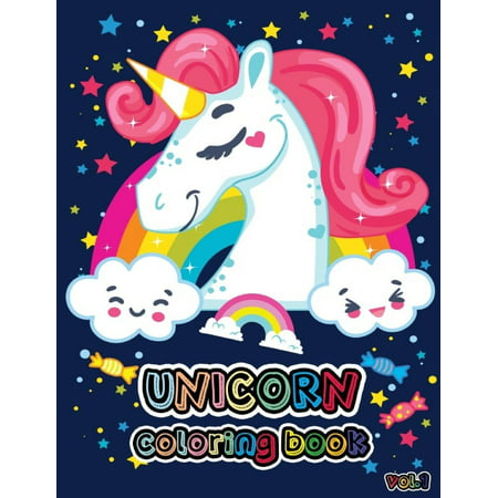 Unicorn Coloring Book Vol.1 : Magical Unicorn Coloring Book for Girls, Boys (Unicorn Gifts for
