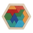 thumbnail image 1 of Juguete de rompecabezas, bloques de inteligencia con inclinación geométrica, rompecabezas Tangram Estilo B, 1 of 9