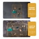 thumbnail image 5 of Greenadscape 2Ud Organizador De Aretes Colgante Dorado Para Y Decorar Pared, 5 of 6