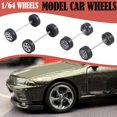 thumbnail image 2 of Custom Alloy 1:64 Wheels & Tyres Real Riders Rubber Ho Wheels X7U2, 2 of 8