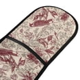 thumbnail image 2 of Dailycode Double Sided Oven Mitt with Loop Heat Resistant Kitchen Long Potholders 7" x 35" Vintage Floral and Bird, 2 of 6