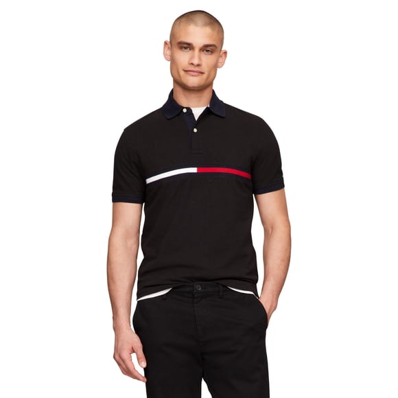 Polo con la bandera del orgullo de Tommy Hilfiger para hombre, de corte personalizado