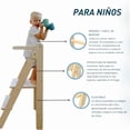 thumbnail image 2 of Torre de Aprendizaje Montessori Plegable Bluelander para Niños, Torre de 2 Escalones, Antideslizante, 2 of 5