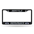 thumbnail image 1 of Seattle Seahawks Cadre de Plaque d'Immatriculation Noir, 1 of 2