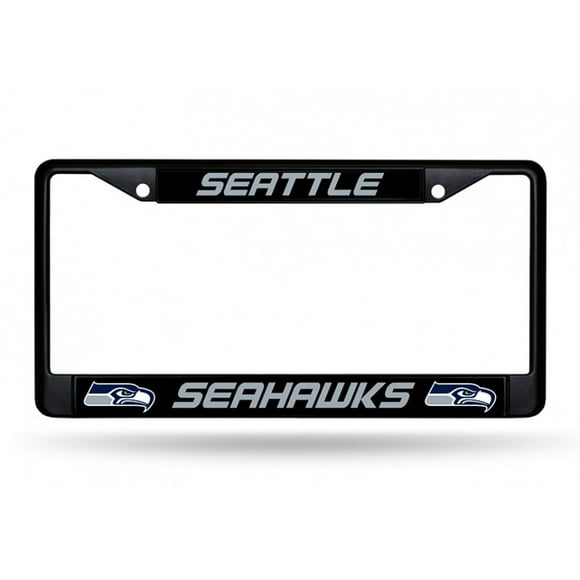 Cadre de Plaque d'Immatriculation Noir Seattle Seahawks
